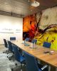 Indoor Mural | Murals by Galerie LISABEL | Innotech-Execaire Aviation Group in Dorval. Item composed of synthetic