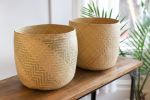Juana's Plant Basket | Planter in Vases & Vessels by Tierra y Mano. Item composed of fiber