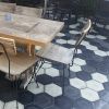 Colonial Hexagon Cement Tile | Tiles by Avente Tile | Zinqué in West Hollywood. Item made of cement