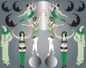 CIR01 (Deco Circus) | Wallpaper in Wall Treatments by ART DECOR DESIGNS. Item made of paper works with art deco style