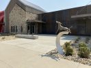 Leaps and Bounds by Daniel Glanz, NSG | Public Sculptures by JK Designs and the National Sculptors' Guild | Riverdale Animal Shelter in Brighton
