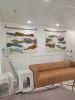 Diptych Woven Wall Art | Tapestry in Wall Hangings by MossHound Designs | Palm Folly Hard Seltzer in Santa Rosa Beach. Item composed of cotton & leather compatible with mid century modern and contemporary style