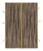 Rug & Kilim's Accent Kilim, Beige-Black Textural Stripes | Area Rug in Rugs by Rug and Kilim