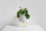 Kapi small pebble | Planter in Vases & Vessels by Krafla | Krafla Studio in Kraków. Item made of ceramic with glass works with minimalism & contemporary style