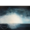 Blue sky horizon | Oil And Acrylic Painting in Paintings by Margaret Alice Høiesen. Item made of synthetic