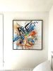 Blue Lasso | Oil And Acrylic Painting in Paintings by Edward Wilcox. Item made of canvas compatible with mid century modern style