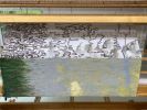 April | Tapestry in Wall Hangings by Contemporary Tapestry Weaving. Item compatible with contemporary style