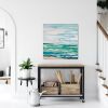 "Salt Air" Landscape Beach Painting | Oil And Acrylic Painting in Paintings by Mandy Martin Art. Item composed of canvas