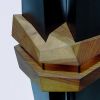 Canic Lamp | Floor Lamp in Lamps by WU Design. Item made of walnut & steel compatible with contemporary and industrial style