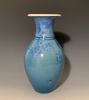 Sapphire Crystalline Vase | Vases & Vessels by Bikki Stricker. Item composed of ceramic