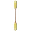 Heart Lagoon Yellow Painted Paddle - Decor Object | Wall Sculpture in Wall Hangings by Hualle. Item composed of wood compatible with eclectic & maximalism and art deco style