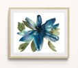 Anemone No. 8 : Original Ink Painting | Paintings by Elizabeth Becker. Item composed of paper in boho or minimalism style