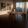Kai – Contemporary Italian Walnut Dining Table | Tables by GREYGE. Item in minimalism or contemporary style