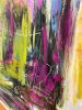 Blossom Burst | Oil And Acrylic Painting in Paintings by Anastasiia Krykun. Item composed of wood and canvas in contemporary or modern style