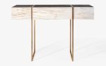 Famed Dresser | Storage by LAGU. Item composed of oak wood & brass