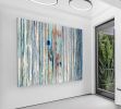 Flow Number 4 | Oil And Acrylic Painting in Paintings by Kari Souders. Item composed of canvas and synthetic in contemporary or coastal style
