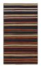 Vintage Afghani tribal Kilim runner rug, with Stripes | Area Rug in Rugs by Rug and Kilim