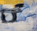 3 Cups and a Vase | Mixed Media by Marie Manon Art | Private Residence in Calgary. Item made of synthetic