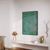 Clover-L Canvas Print | Prints in Paintings by MELISSA RENEE fieryfordeepblue  Art & Design. Item made of canvas works with contemporary & eclectic & maximalism style