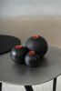 Boule candle holder - bougeoir #2 | Decorative Objects by Nadine Hajjar Studio. Item composed of walnut and copper in minimalism or contemporary style