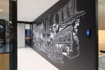 LBBW Singapore office art mural | Murals by Just Sketch | 79 Robinson Road in Singapore. Item composed of synthetic