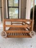 Del Mar Teak Swing Bed with Cushions | Daybed in Couches & Sofas by ModHaven. Item in mid century modern or coastal style