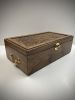 Flintlock Pistol Display Case | Decorative Box in Decorative Objects by Wolfkill Woodwork. Item composed of walnut and brass