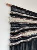 Macraweave Wall Hanging - "Alloy" | Macrame Wall Hanging in Wall Hangings by Loop Macrame Studio by Savanna Barker. Item composed of cotton and leather in mid century modern or contemporary style