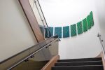 Reflection of Diamond in Emerald/Sky | Wall Sculpture in Wall Hangings by Michael Curry Mosaics | Ferring Pharmaceuticals Inc in Parsippany-Troy Hills