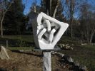 When Destiny Calls | Public Sculptures by Rock and A Soft Place Studios. Item composed of marble