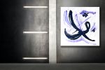 Iris | 42x42 | Large Abstract Art | Oil And Acrylic Painting in Paintings by Jacob von Sternberg Large Abstracts. Item composed of canvas and synthetic