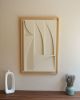 No. 110 Japandi Plaster Wall Relief - Scandinavian Decor | Wall Sculpture in Wall Hangings by Joseph A