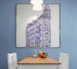 THE FLAT IRON BUILDING TORONTO | Oil And Acrylic Painting in Paintings by Virginie SCHROEDER. Item made of canvas works with art deco style