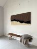 Terra Layers | Tapestry in Wall Hangings by Kat | Home Studio. Item composed of wool in boho or mid century modern style
