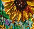 Summer Sunflowers | Oil And Acrylic Painting in Paintings by DaggArt. Item composed of canvas