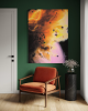 Warm Hug - Limited Edition Abstract Giclée Canvas Art | Prints in Paintings by ZYŪMIN. Item composed of wood & canvas compatible with mid century modern and contemporary style