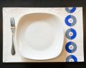 RING placemat | Tableware by OTSI design. Item made of canvas compatible with minimalism and contemporary style