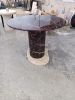Dining Table Rosso Levanto Marble | Tables by Babil Stone. Item made of stone works with minimalism & art deco style