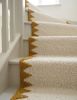 Handwoven Natural Woolen Runner Rug | Rugs by Evergreen Carpets. Item made of wool compatible with boho and minimalism style