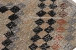 Vintage Zeki Müren Runner Rug in Polychrome Geometric | Area Rug in Rugs by Rug and Kilim