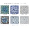 Set of 8 tiles outdoor wall art installation | Mosaic in Art & Wall Decor by GVEGA. Item composed of ceramic