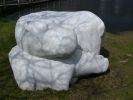 Father and Son | Public Sculptures by Jim Sardonis | Brookfield Floating Bridge in Brookfield