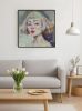 Shining loneliness | Oil And Acrylic Painting in Paintings by Tetiana Shendryk. Item made of canvas works with boho & minimalism style