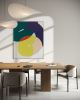 The Big Laugh | Oil And Acrylic Painting in Paintings by Chi Fun Wong. Item composed of wood in minimalism or mid century modern style