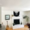 Black Rope Swag | Tapestry in Wall Hangings by Ama Fiber Art. Item composed of fiber