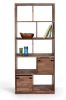 Zuma solid walnut modern high shelving | Storage by Modwerks Furniture Design LLC. Item made of walnut compatible with minimalism and mid century modern style