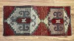 Vintage Turkish rug doormat | 1.11 x 3.9 | Small Rug in Rugs by Vintage Loomz. Item made of wool works with boho & country & farmhouse style