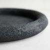 Coffee Table Tray in Textured Carbon Black Concrete | Decorative Tray in Decorative Objects by Carolyn Powers Designs. Item composed of concrete in minimalism or contemporary style