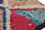 Vintage Azilal Moroccan Boucherouite Rug with Polychromatic | Area Rug in Rugs by Rug and Kilim