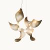 Dune 6 Cluster in Metallic Tones Pendant Light | Chandeliers by MOSS Objects. Item composed of metal in contemporary or japandi style